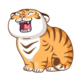 Ворчливый тигр Telegram sticker pack