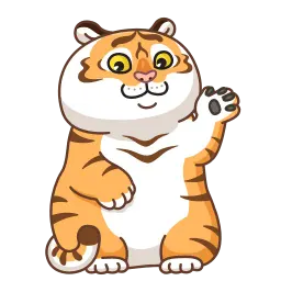 Ворчливый тигр sticker 2