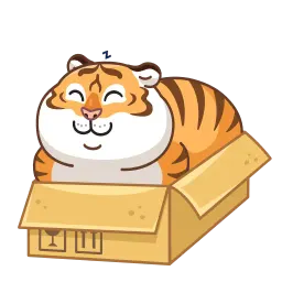 Ворчливый тигр sticker 11