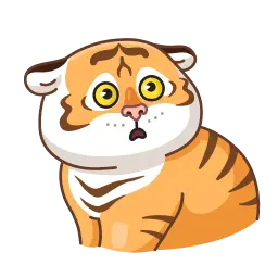 Ворчливый тигр sticker 4