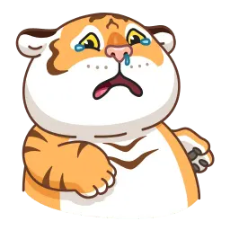 Ворчливый тигр sticker 6