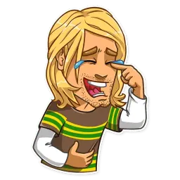 Kurt Cobain Telegram sticker pack