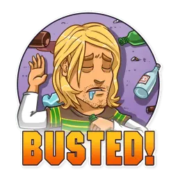 Kurt Cobain sticker 8