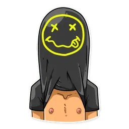 Kurt Cobain sticker 9