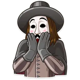 Guy Fawkes sticker 4