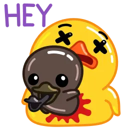 Хеллоуинская Утя sticker 5