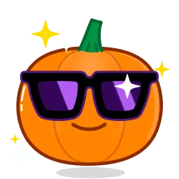 Тыква на Хеллоуин sticker 11
