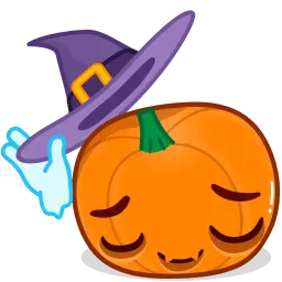 Тыква на Хеллоуин sticker 5