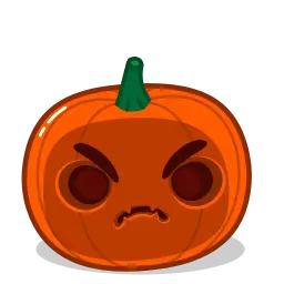 Тыква на Хеллоуин sticker 6