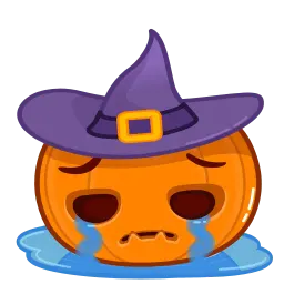 Тыква на Хеллоуин sticker 8