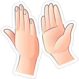 "Hands" by Oybek sticker 4