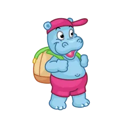 Счастливые бегемотики sticker 9