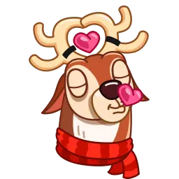 С Новым Оленем! sticker 2