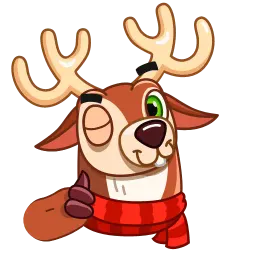 С Новым Оленем! sticker 3