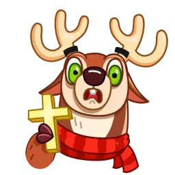 С Новым Оленем! sticker 4