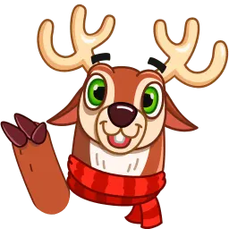 С Новым Оленем! sticker 5