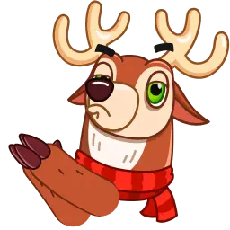 С Новым Оленем! sticker 6