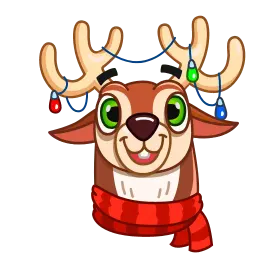 С Новым Оленем! sticker 10