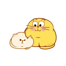 Счастливый котик sticker 3