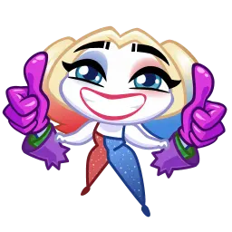 Harley Quinn sticker 3