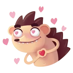 Ёжик sticker 4
