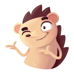 Ёжик sticker 5