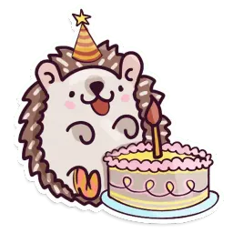 Ёж sticker 12