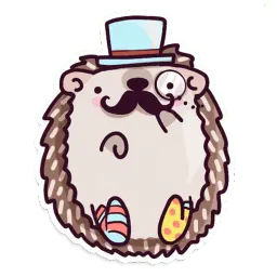 Ёж sticker 4