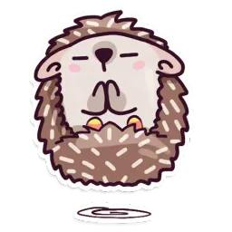 Ёж sticker 8