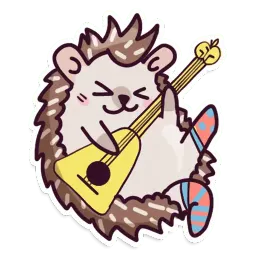 Ёж sticker 9
