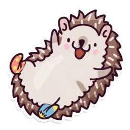 Ёж sticker 10