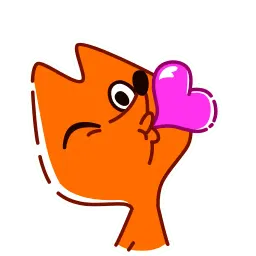Кайфовый лис sticker 2
