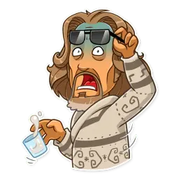 The Dude sticker 4