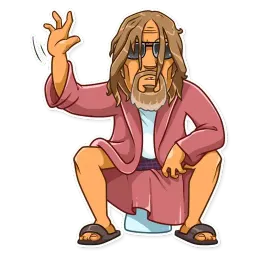 The Dude sticker 5
