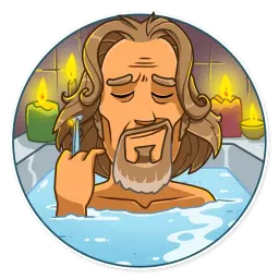 The Dude sticker 6