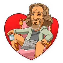 The Dude sticker 8