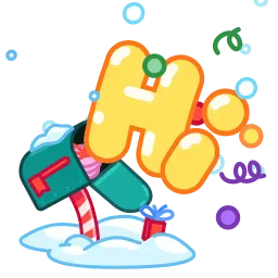 Праздничный набор sticker 5