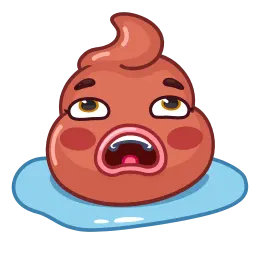 Какашка sticker 11