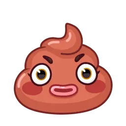 Какашка sticker 9