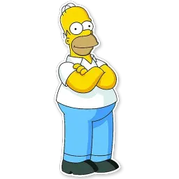 Homer Simpson sticker 3