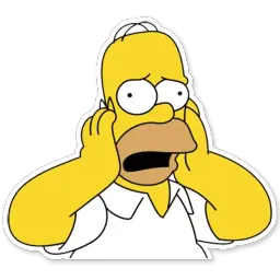 Homer Simpson sticker 5