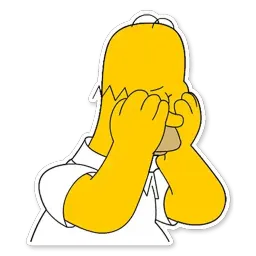 Homer Simpson sticker 6