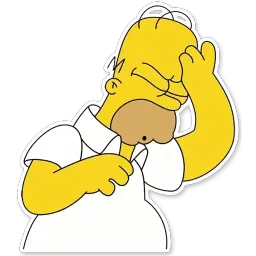 Homer Simpson sticker 7