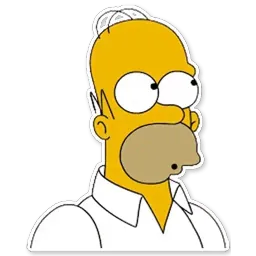 Homer Simpson sticker 8
