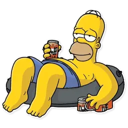 Homer Simpson sticker 9