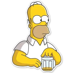 Homer Simpson sticker 10