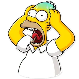 Homer Simpson sticker 4