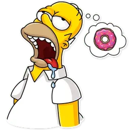 Homer Simpson sticker 7