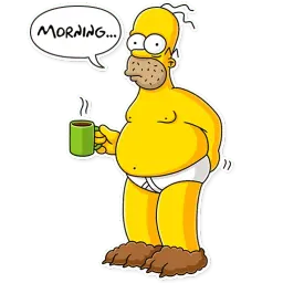 Homer Simpson sticker 8