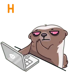 Медоед Telegram sticker pack